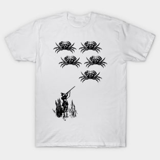 CRAB INVADERS (Black Print) T-Shirt